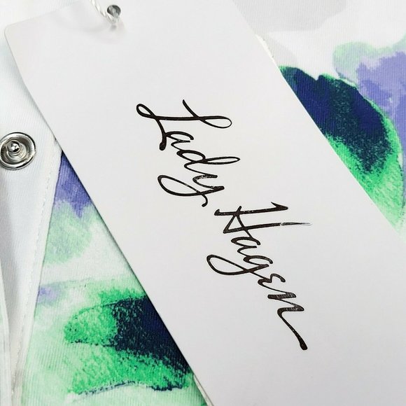 Lady Hagen Magnolia Hydrodri Polo Sleeveless Women's Golf Tennis Sport WGH31219 - Picture 8 of 11